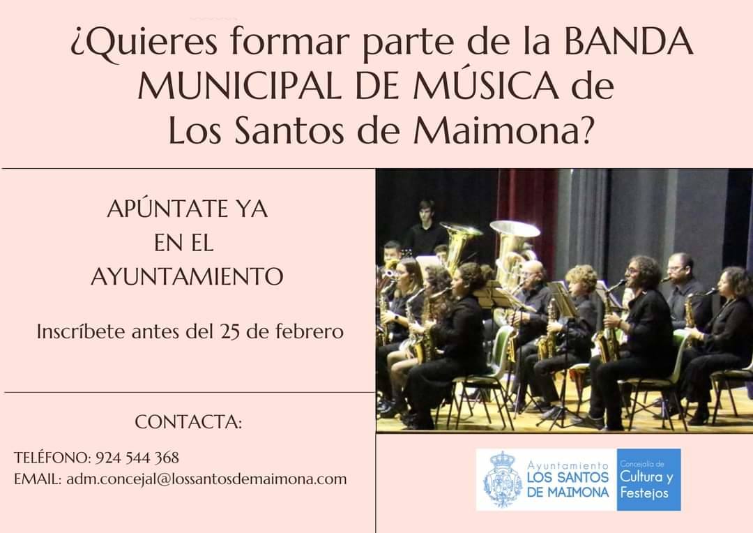 Se buscan músicos para volver a conformar una banda de música en Los Santos bajo la dirección de Félix Soto
