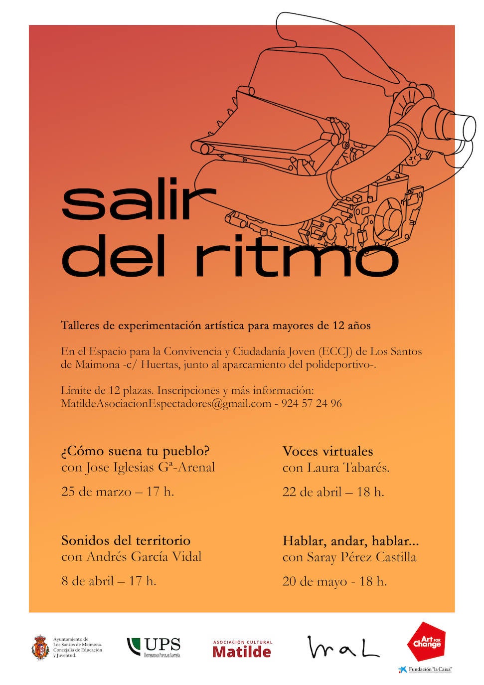 La Fundació La Caixa apoya el proyecto 'salir del ritmo', de la Asociación Matilde, mediante la convocatoria Art for change.