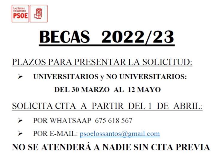 Desde la Casa del Pueblo se ayudará a familias santeñas a presentar la solicitud de beca