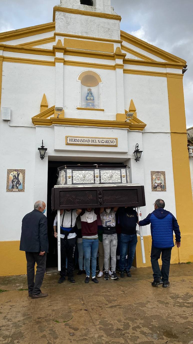 Celebrado el ensayo solidario 'kilos de ayuda' de la Hermandad del Nazareno y La esperanza