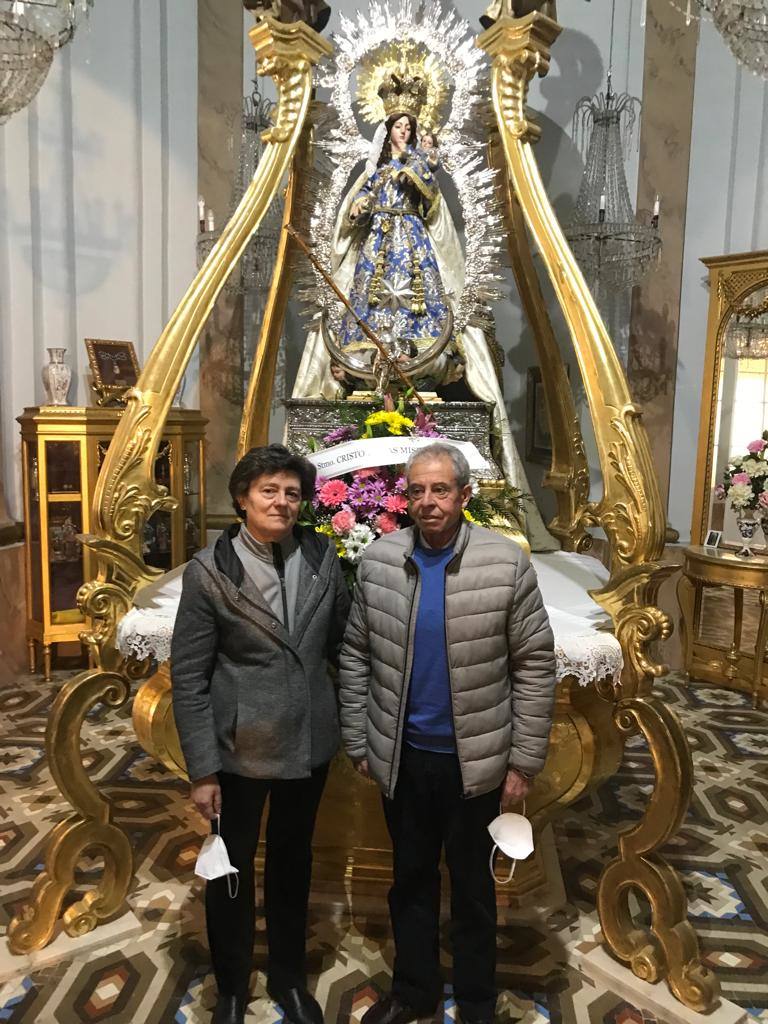Rafaela Lavado, nueva Hermana Mayor de la hermandad del Cristo de las Misericordias de Los Santos