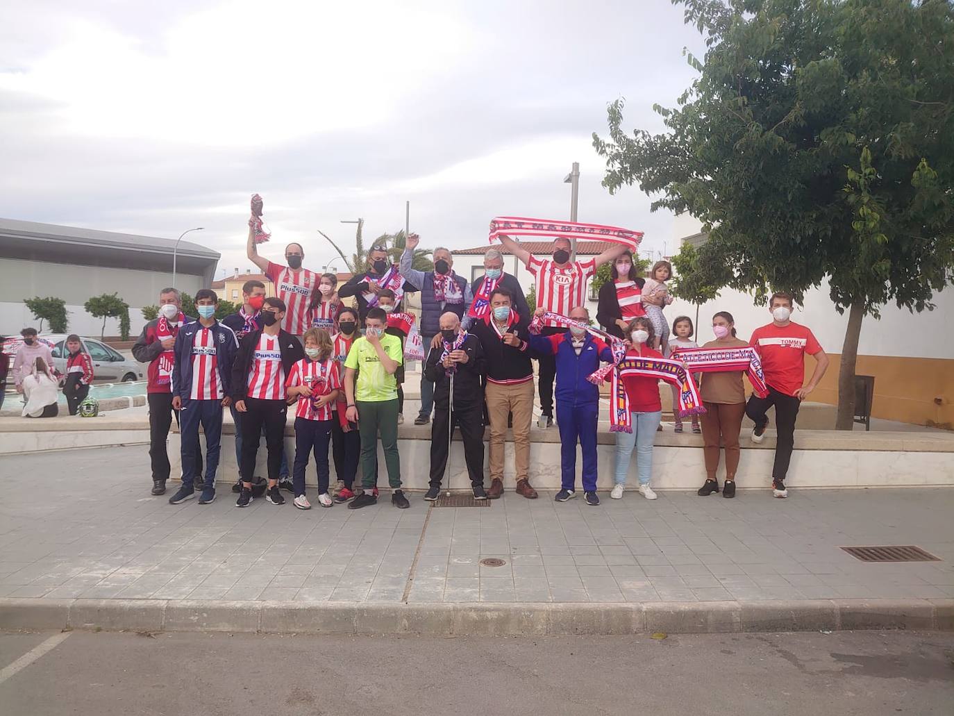 El jugador del Atlético Madrid, Marcelino, estará este sábado en los actos que organiza la péña Colchonera