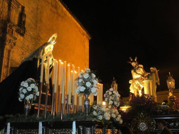 Jesús Amarrado a la Columna y María Santísima de las de las Angustias saldrá desde la Parroquia
