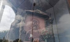 Los santeños continúan rezándole a la Virgen de la Estrella en la Imagen bendecida de la misma que está en el Árbol Gordo