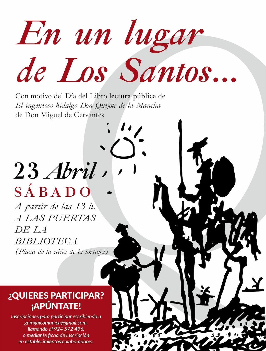 La lectura coral del Quijote se traslada, este sábado 23, a los salones del Casino