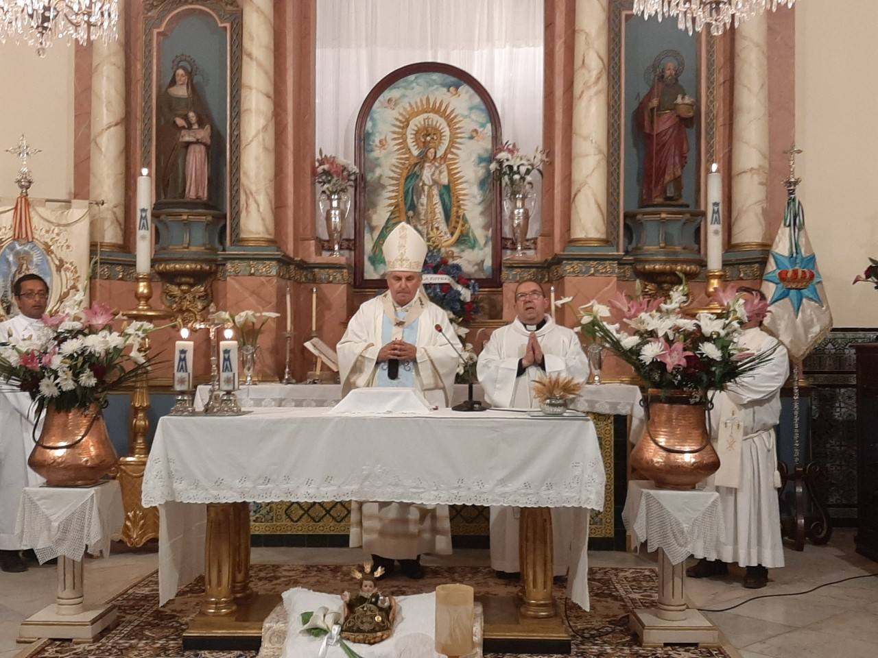 El Arzobispo Celso Morga ha presidido el acto de reparación en el Santuario de la Virgen de la Estrella