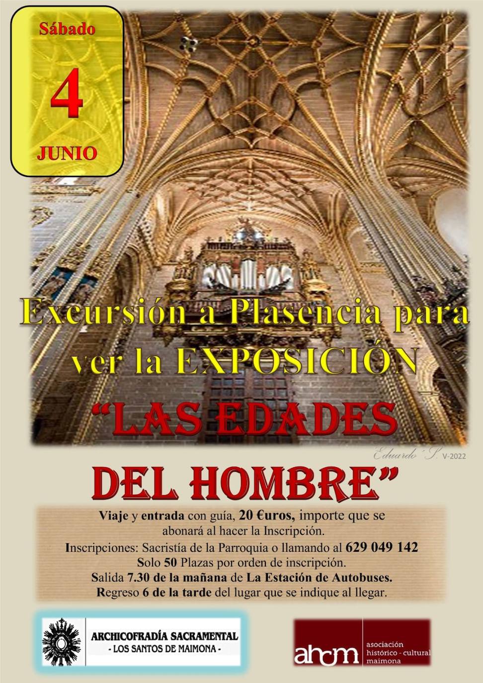 Organizada una excursión a Plasencia para ver la exposición 'Las Edades del Hombre'