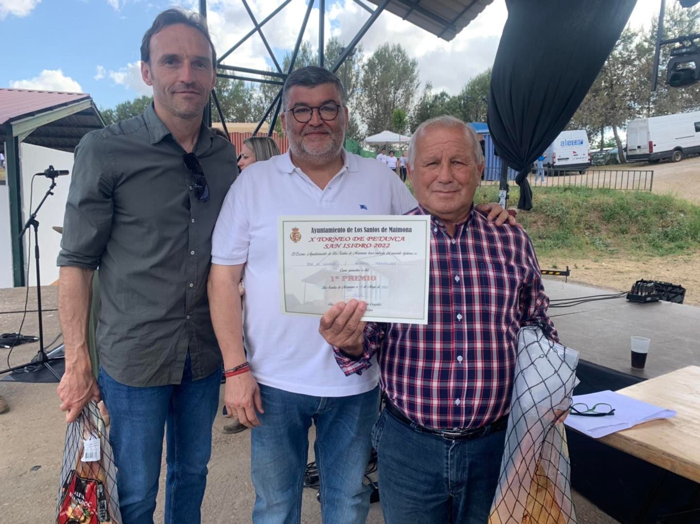 Jose María Lavado y Nono se llevan el torneo de San Isidro de petanca