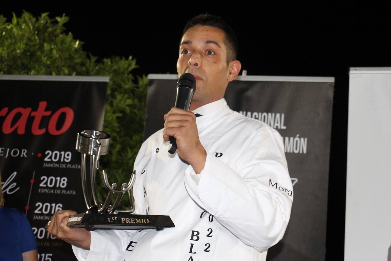 Francisco Javier Ruiz ganador del Concurso Nacional de Cortadores de Jamón 'El Piropo Blanco'