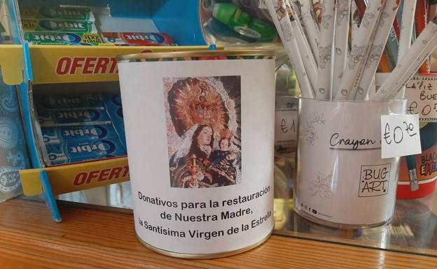 Ya se ha iniciado la restauración de la imagen de la Virgen y los donativos llegan 'poco a poco'