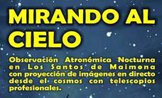Hoy, en la Sierra de San Cristobal, se podrá observar Universo en el taller 'mirando al cielo'