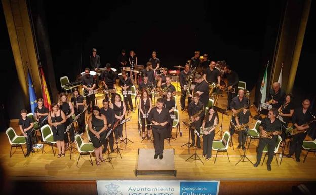 Gran concierto de presentación de la nueva Banda Municipal de Música de Los Santos