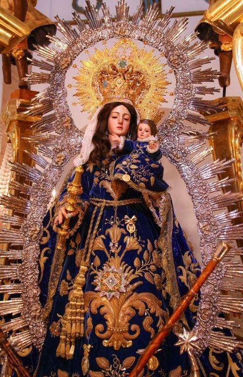 La imagen de la Virgen,necesita la reconstrucción total de una parte 'importantísimas de su cuerpo«