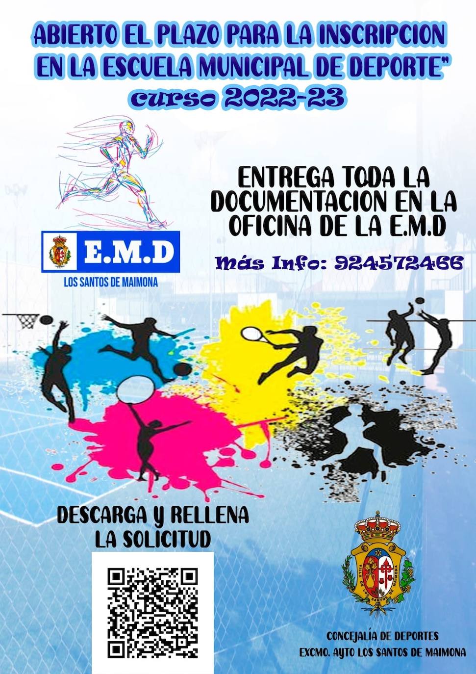 Abierto el plazo de inscripción en la Escuela Municipal de Deportes para el curso 2022-2023