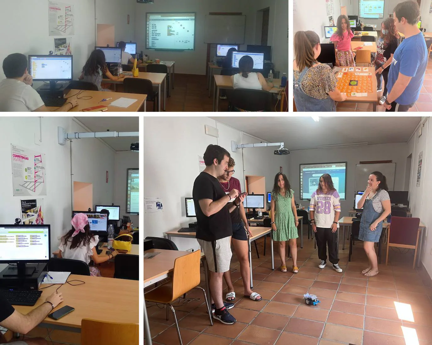 Usuarios del NCC de Los Santos de Maimona Participan en «cacharreo summer»