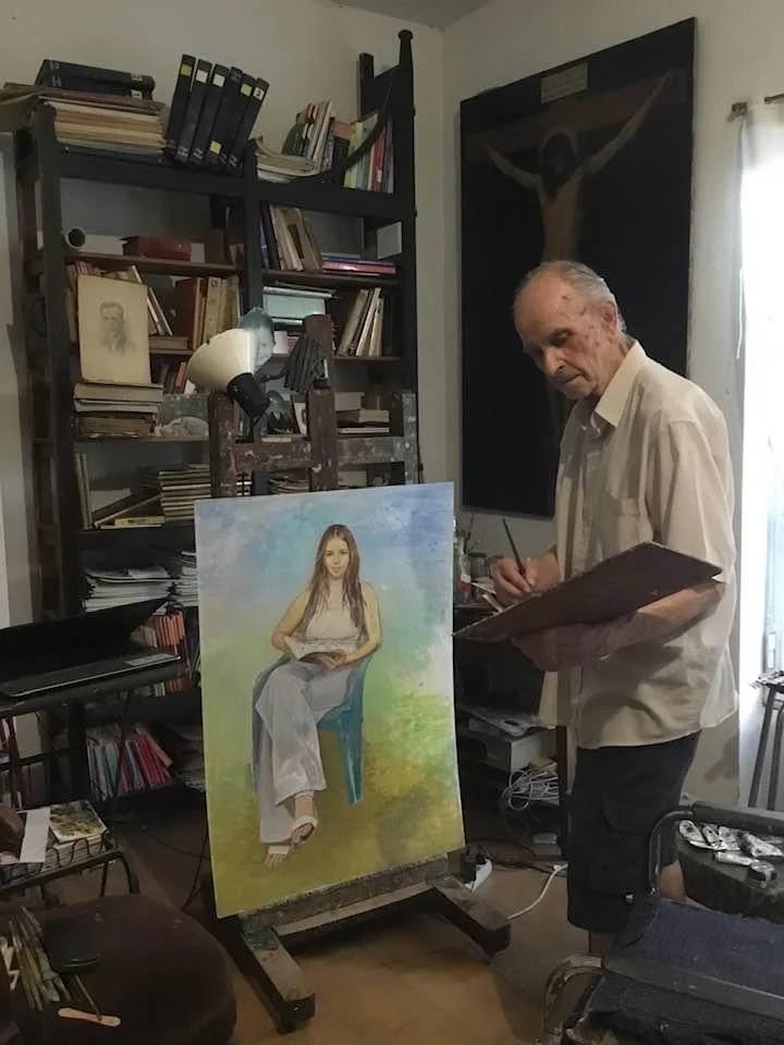 El pintor José Luis Gancedo recibirá el distintivo 'Los Santos Excelente'