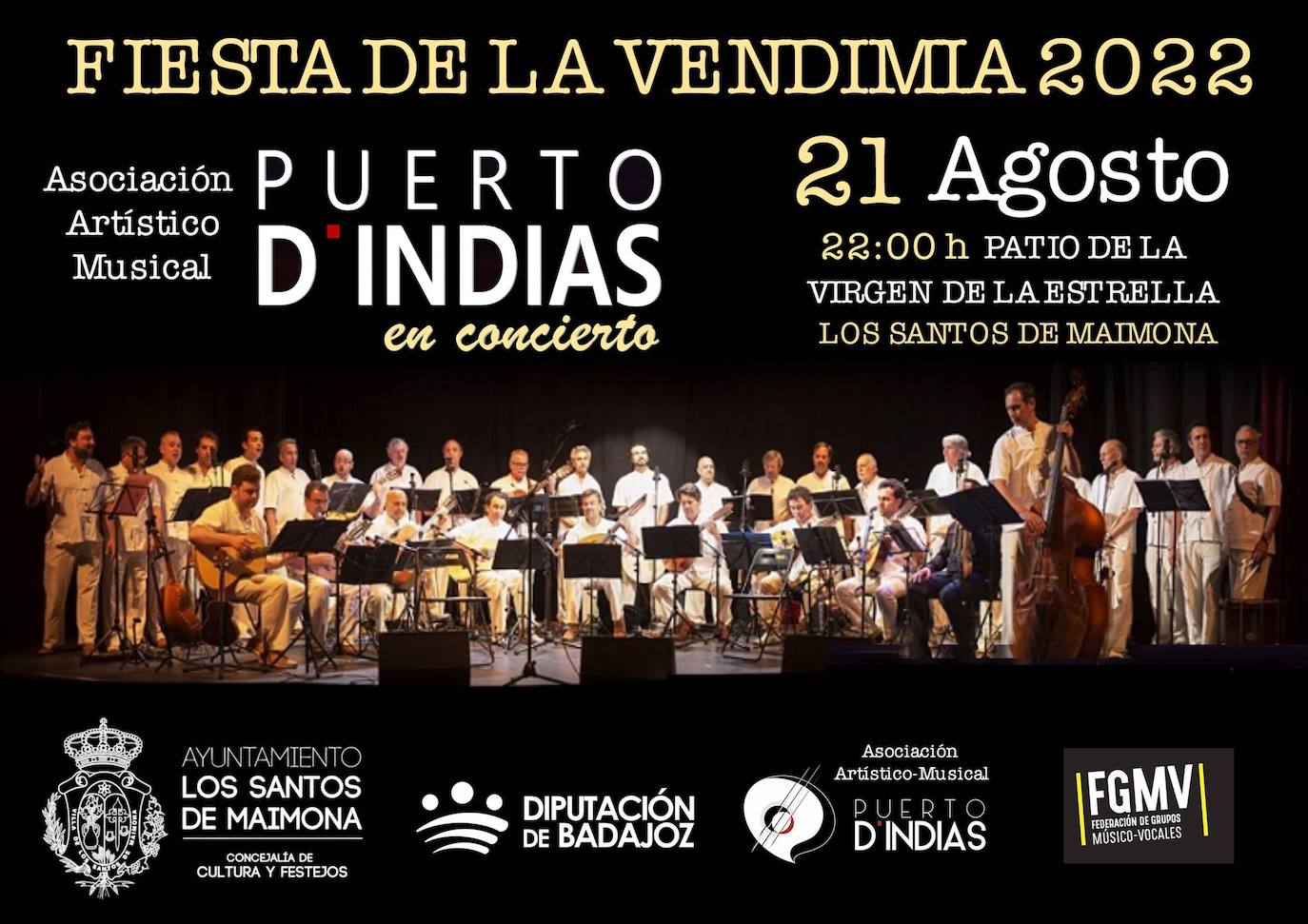 Puerto D´indias clausura el fin de semana de la Fiesta de la Vendimia este domingo