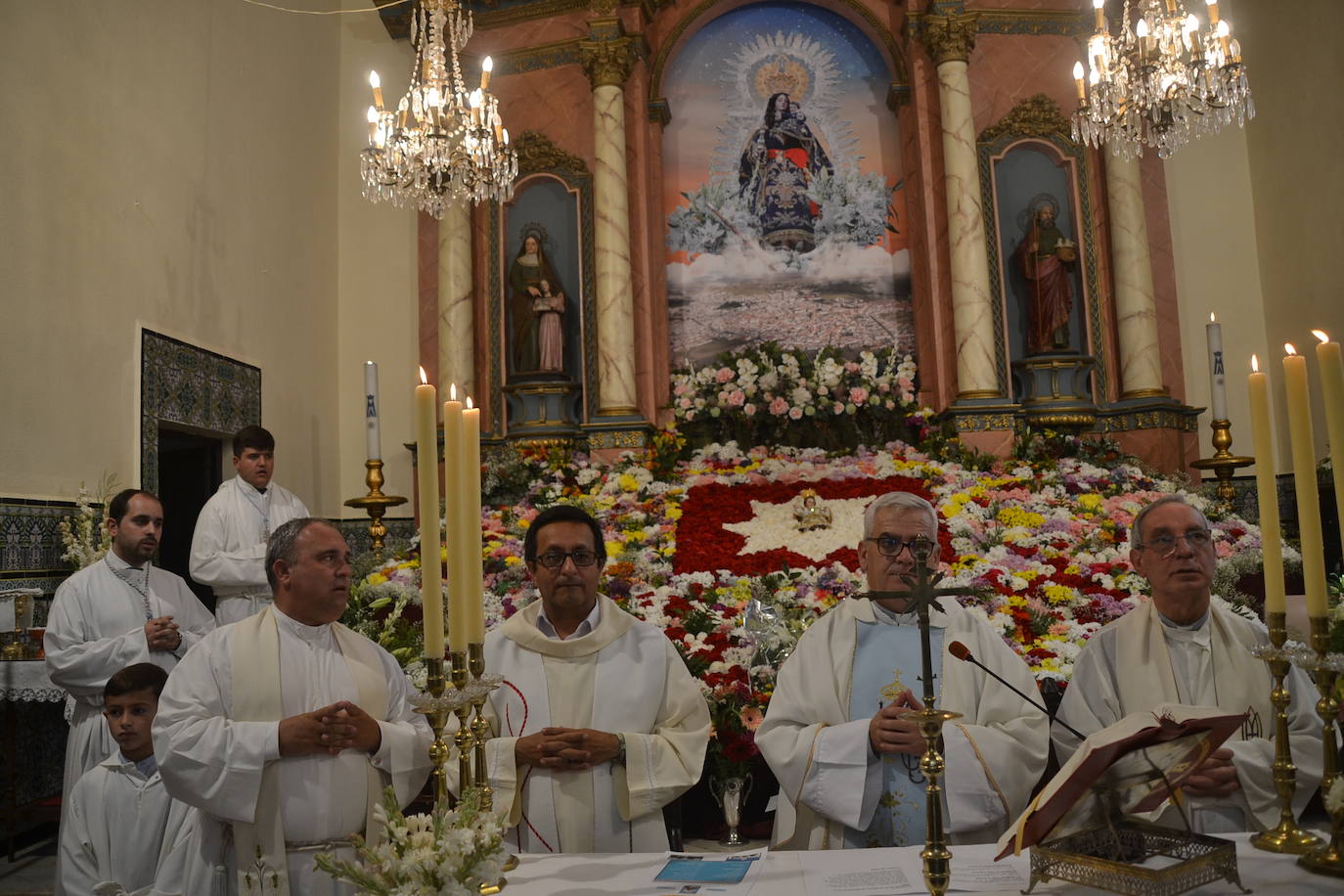 La imagen restaurada de la Virgen de la Estrella volverá a Los Santos en la primera quincena de octubre