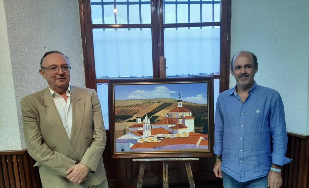 Luis Rico, la locura del color en sus cuadros expuestos en Los Santos
