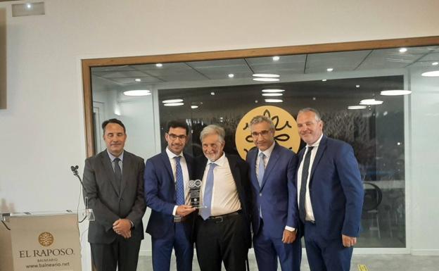Diego Hidalgo, homenajeado en el Balneario del Raposo al cumplirse el centenario de su fundación
