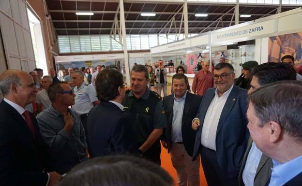 Los Santos de Maimona presente en la Feria de Zafra con un stand en el pabellón Institucional