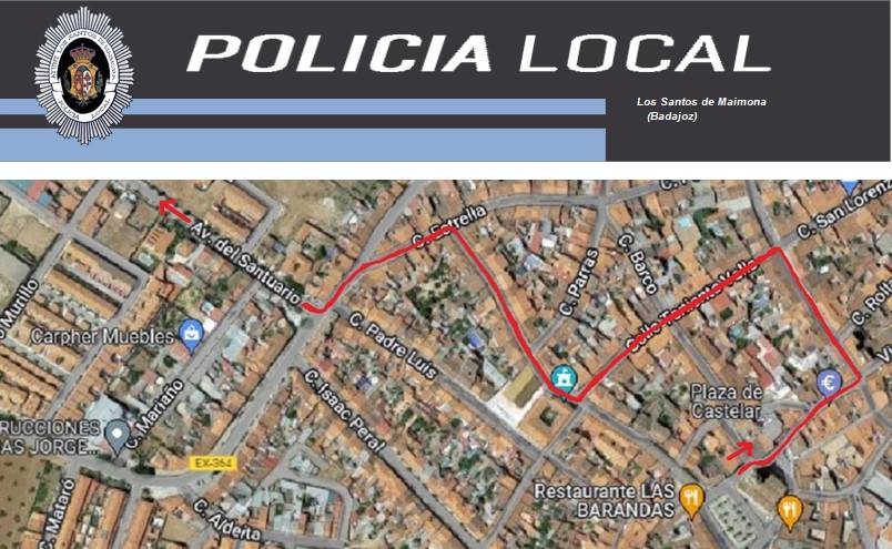 La Policía Local pide la colaboración ciudadana durante la procesión de la Virgen de la Estrella