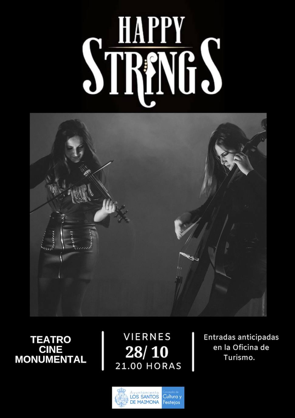 Happy Strings vuelve al Teatro Cine Monumental con su versión instrumental más rockera