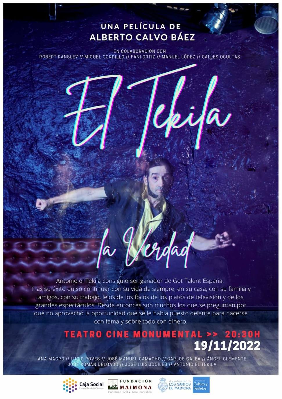 'Antonio el Tekila,toda la vedad' una pelicula sobre el bailarín santeño más conocido en el mundo