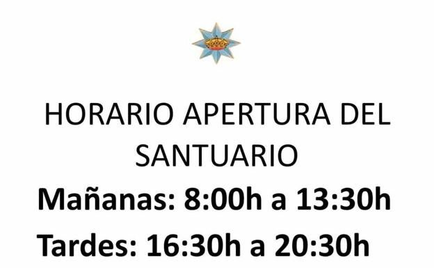El santuario de la Estrella permanecerá cerrado en las horas de la comida y la siesta