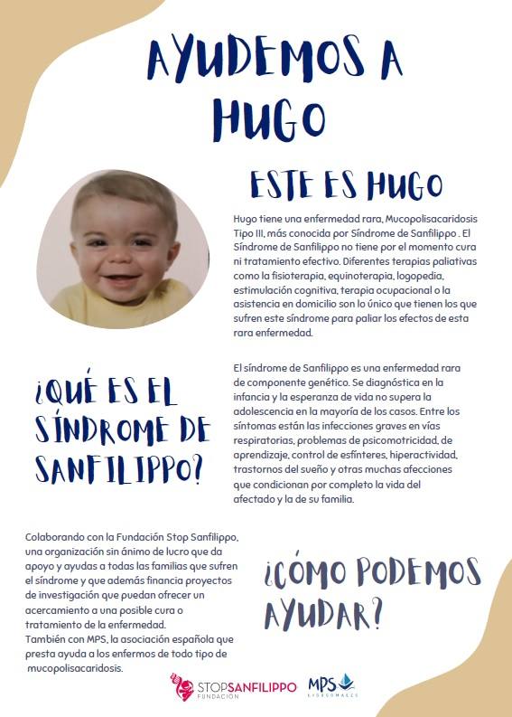 El pequeño santeño Hugo necesita ayuda para encontrar un tratamiento para su enfermedad