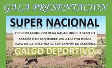 El Club Nacional del Galgo Extremeño presenta en Los Santos de Maimona el súper nacional galgo deportivo CNGEX