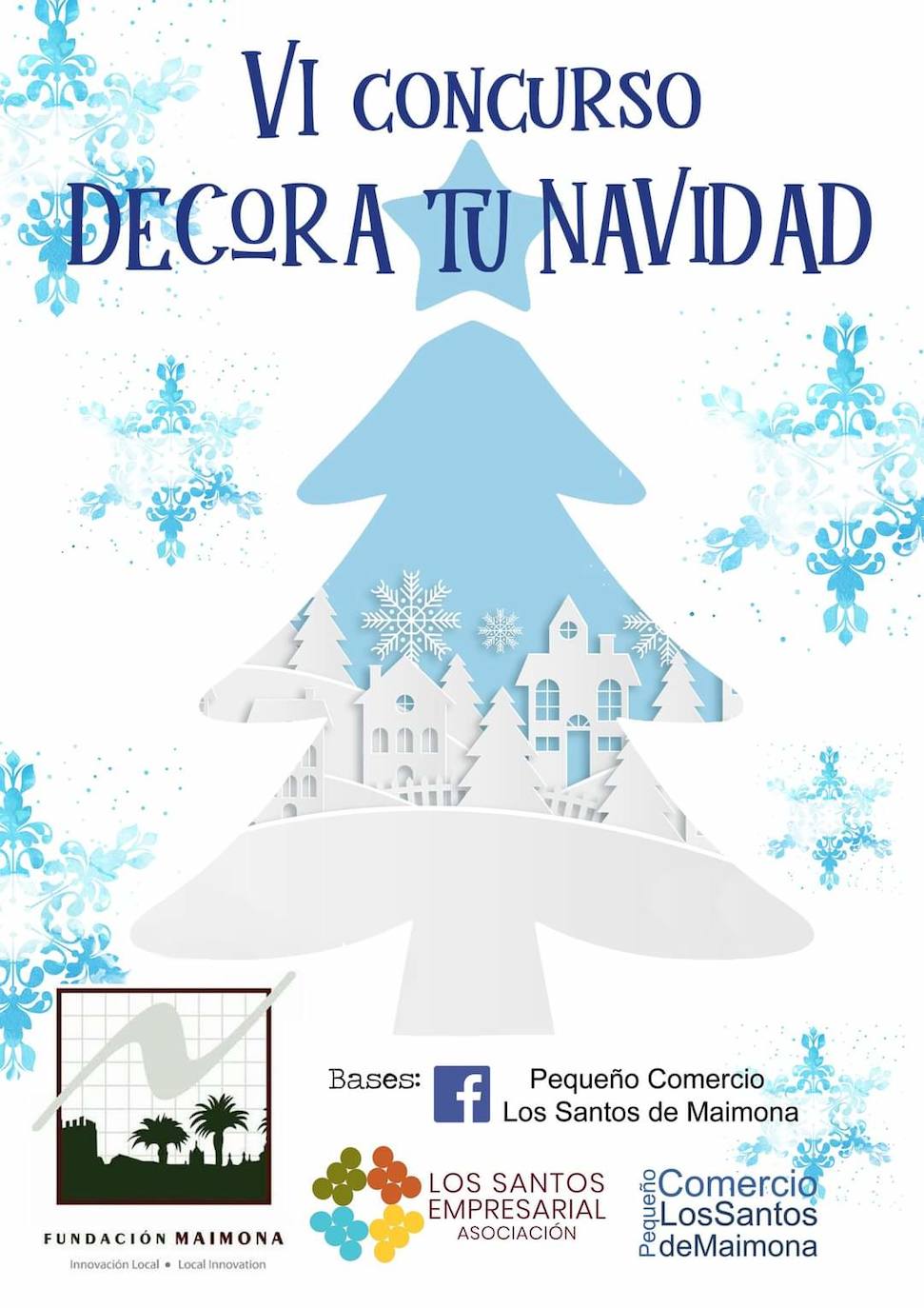 El Pequeño Comercio de Los Santos de Maimona organiza el VI concurso 'Decora tu Navidad'