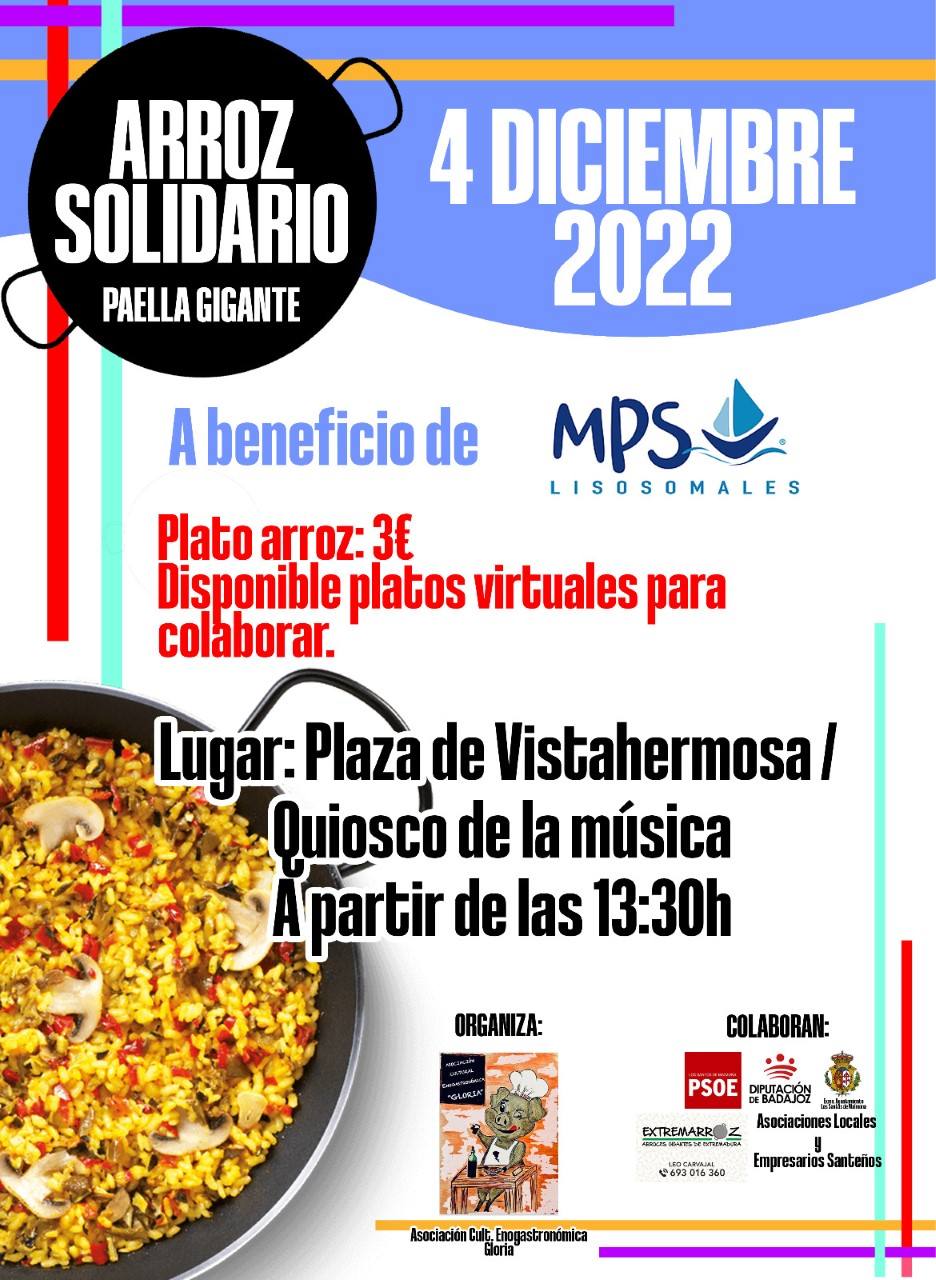 El domingo 4 de diciembre se hará un 'arroz solidario' gigante para visibilizar las 'enfermedades raras'