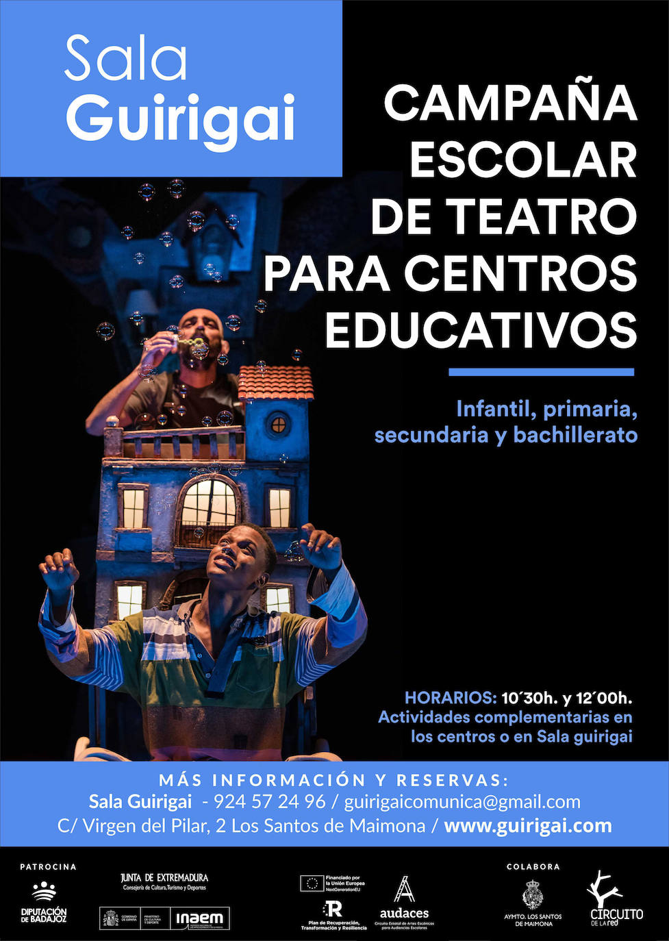 La Campaña Escolar Teatral de Sala Guirigai se desarrolla con éxito