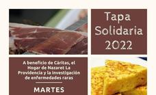 La Tapa Solidaria 2022 se celebrará el martes 6 de diciembre en el pabellón Antonio Luis Galeas