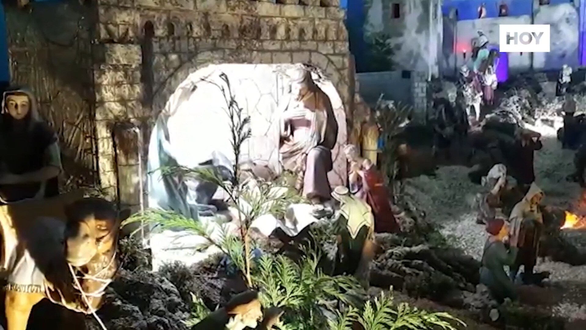 ​El monumental belén de la Parroquia de Los Santos presenta numerosas novedades​ ​
