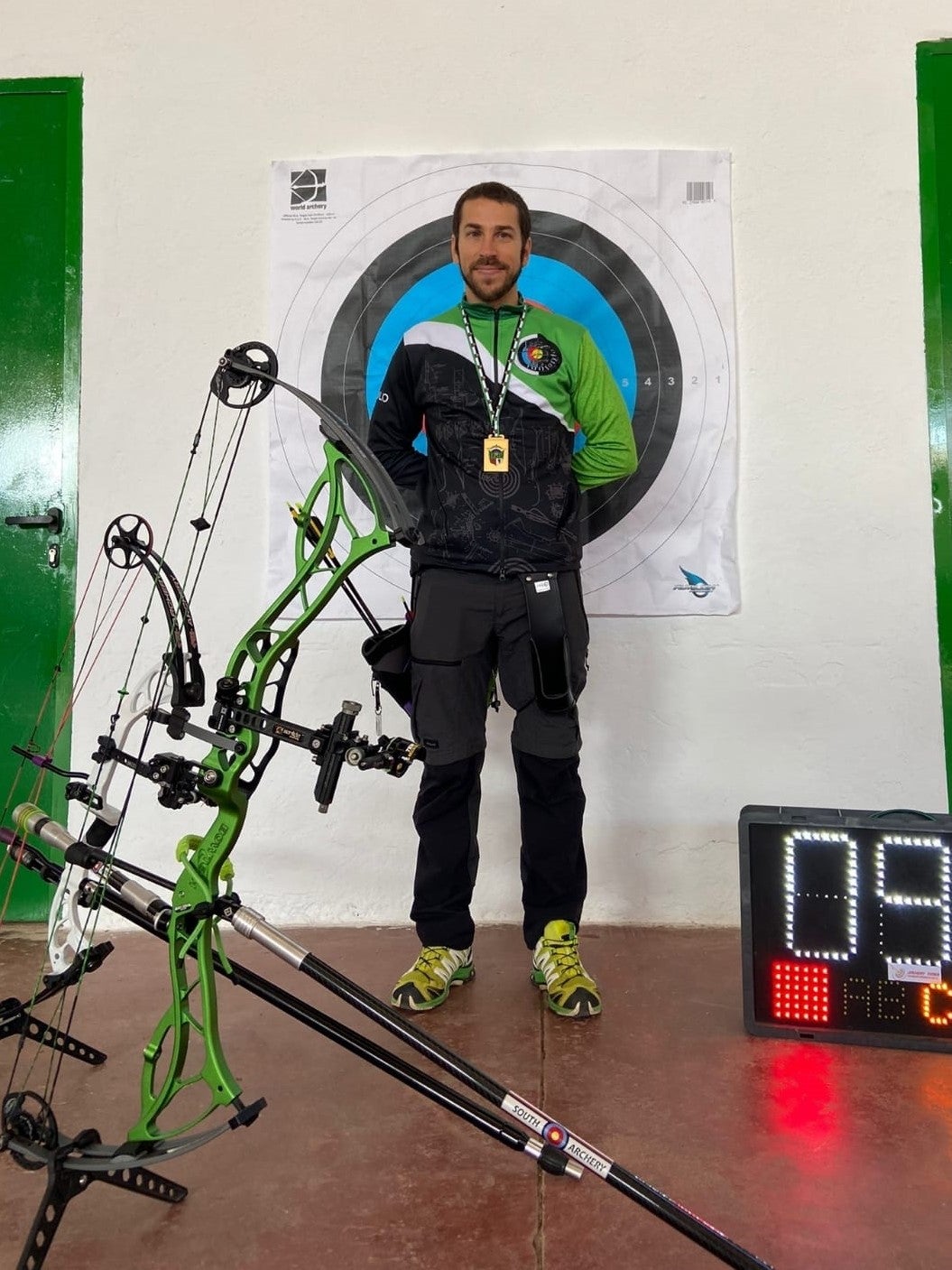 Julio Gordillo campeón de Extremadura de tiro con arco