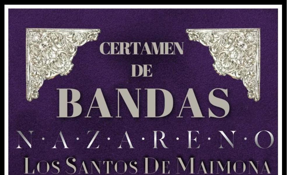 El certamen de Bandas 'Nazareno' se traslada este domingo al pabellón Antonio Luis Galea de la Charca