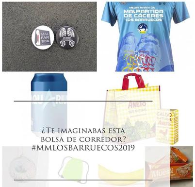 Bolsa del corredor de la Media Maratón Los Barruecos