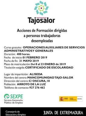 Operaciones Auxiliares de Servicios Administrativos y Generales