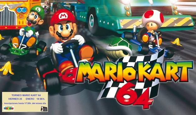 Hoy viernes, Torneo de 'Mario Kart 64' en el Centro Joven