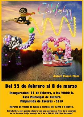 Esta tarde se inaugura 'Globofantasy' en la Casa de Cultura