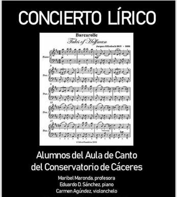 Concierto lírico en la Casa de Cultura