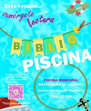 Bibliopiscina vuelve un año más a la piscina municipal de Malpartida de Cáceres