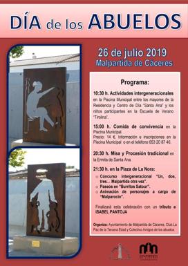 Malpartida celebra el Día de los Abuelos