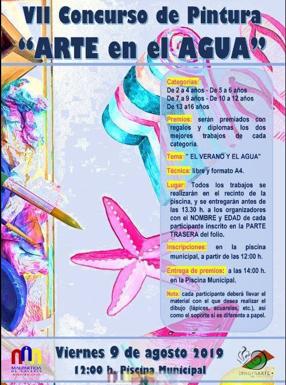La piscina municipal será el escenario un año más del concurso de pintura infantil 'Arte en el Agua'