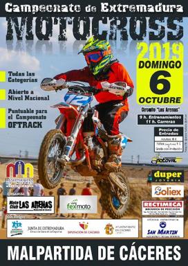 El Circuito Las Arenas acoge la primera prueba puntuable del Campeonato de Extremadura de Motocross el próximo domingo