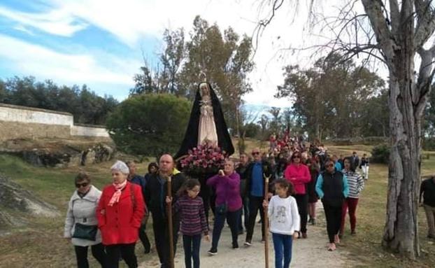 Malpartida de Cáceres recuerda hoy a la Virgen de la Soledad