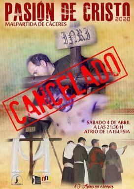 Esta noche debería haberse celebrado la X Pasión de Cristo