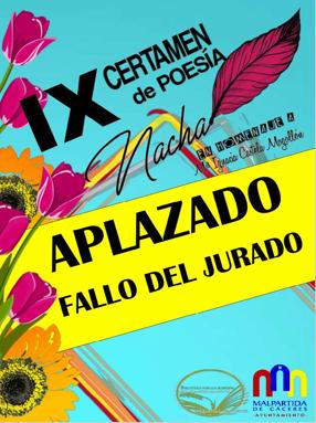 Aplazado el fallo del jurado para el Certamen de Poesía Nacha
